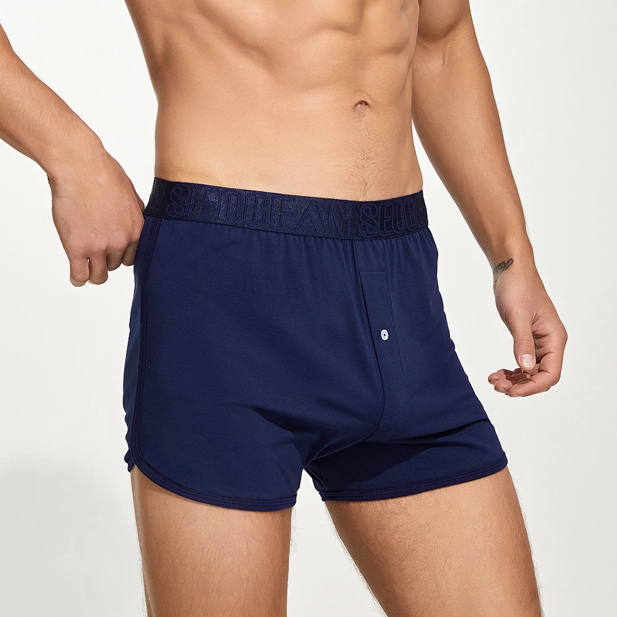 Men's Cotton Boxer Shorts – Combed Cotton Lounge Underwear