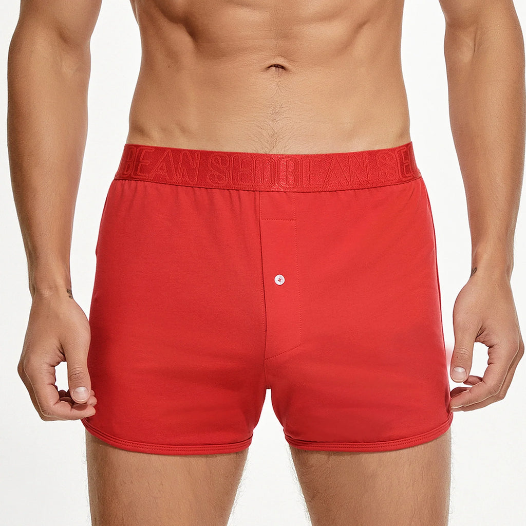 Men's Cotton Boxer Shorts – Combed Cotton Lounge Underwear