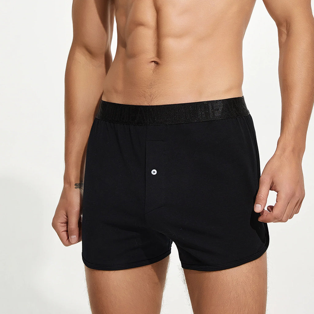 Men's Cotton Boxer Shorts – Combed Cotton Lounge Underwear