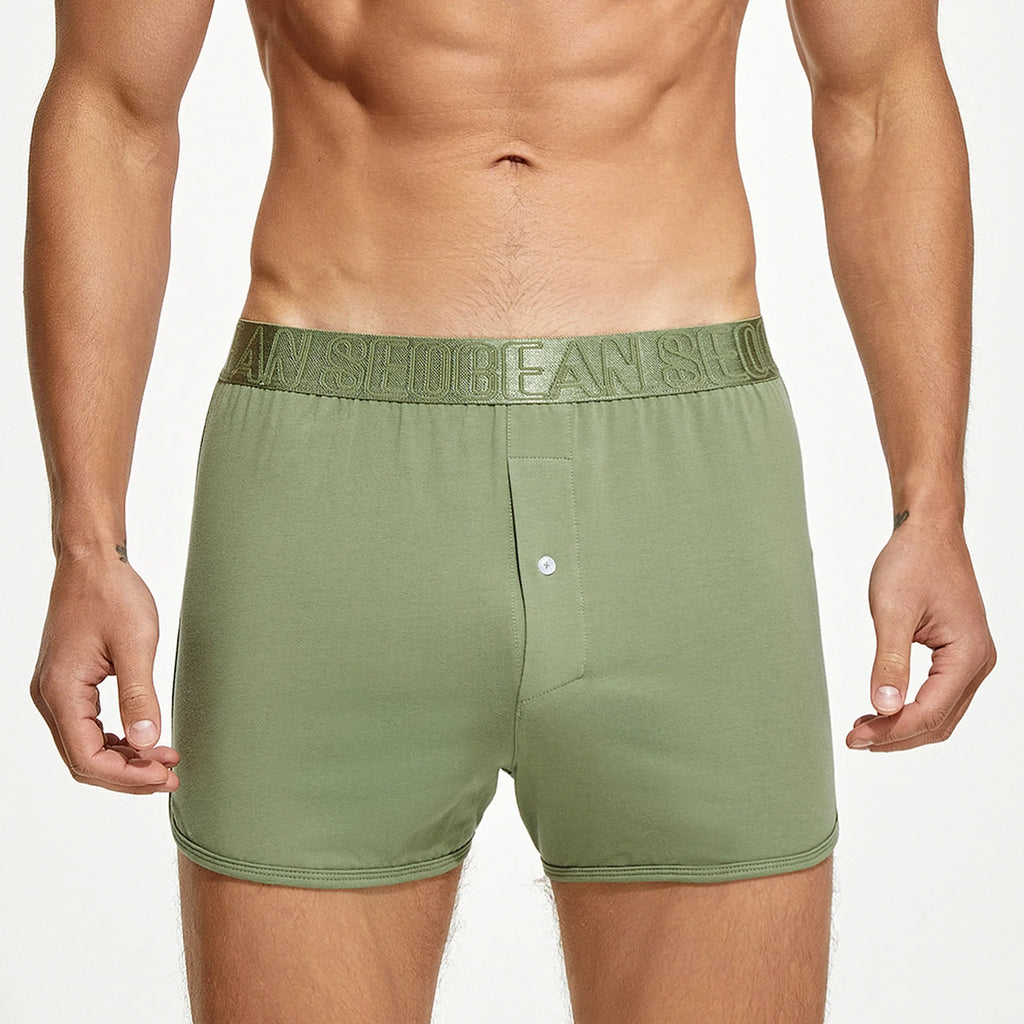 Men's Cotton Boxer Shorts – Combed Cotton Lounge Underwear