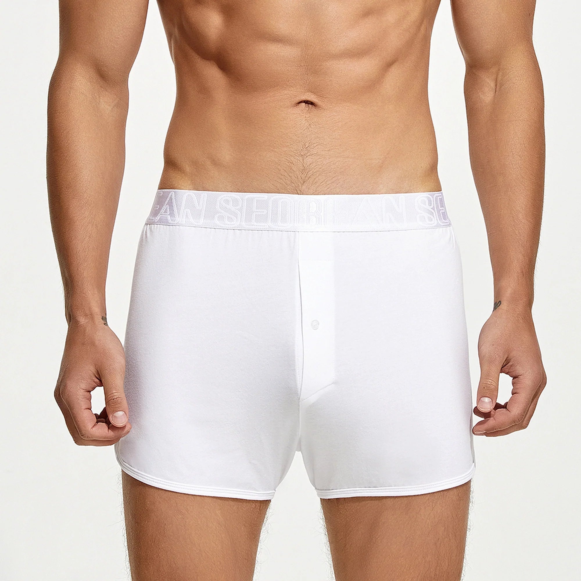 Men's Cotton Boxer Shorts – Combed Cotton Lounge Underwear