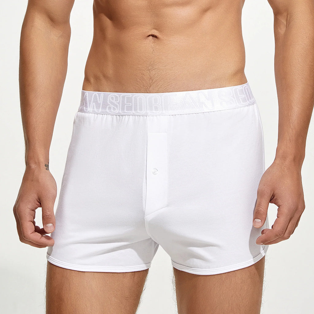Men's Cotton Boxer Shorts – Combed Cotton Lounge Underwear