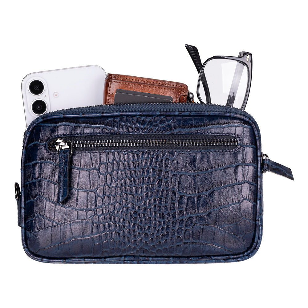 Noma Leather Clutch Bag
