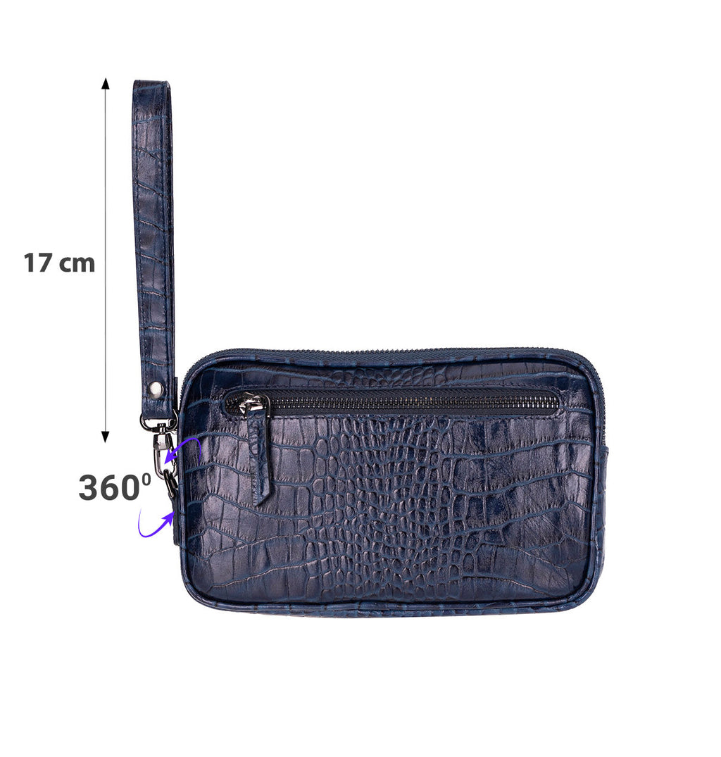Noma Leather Clutch Bag
