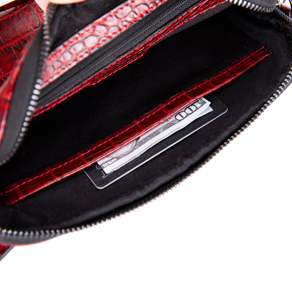 Noma Leather Clutch Bag