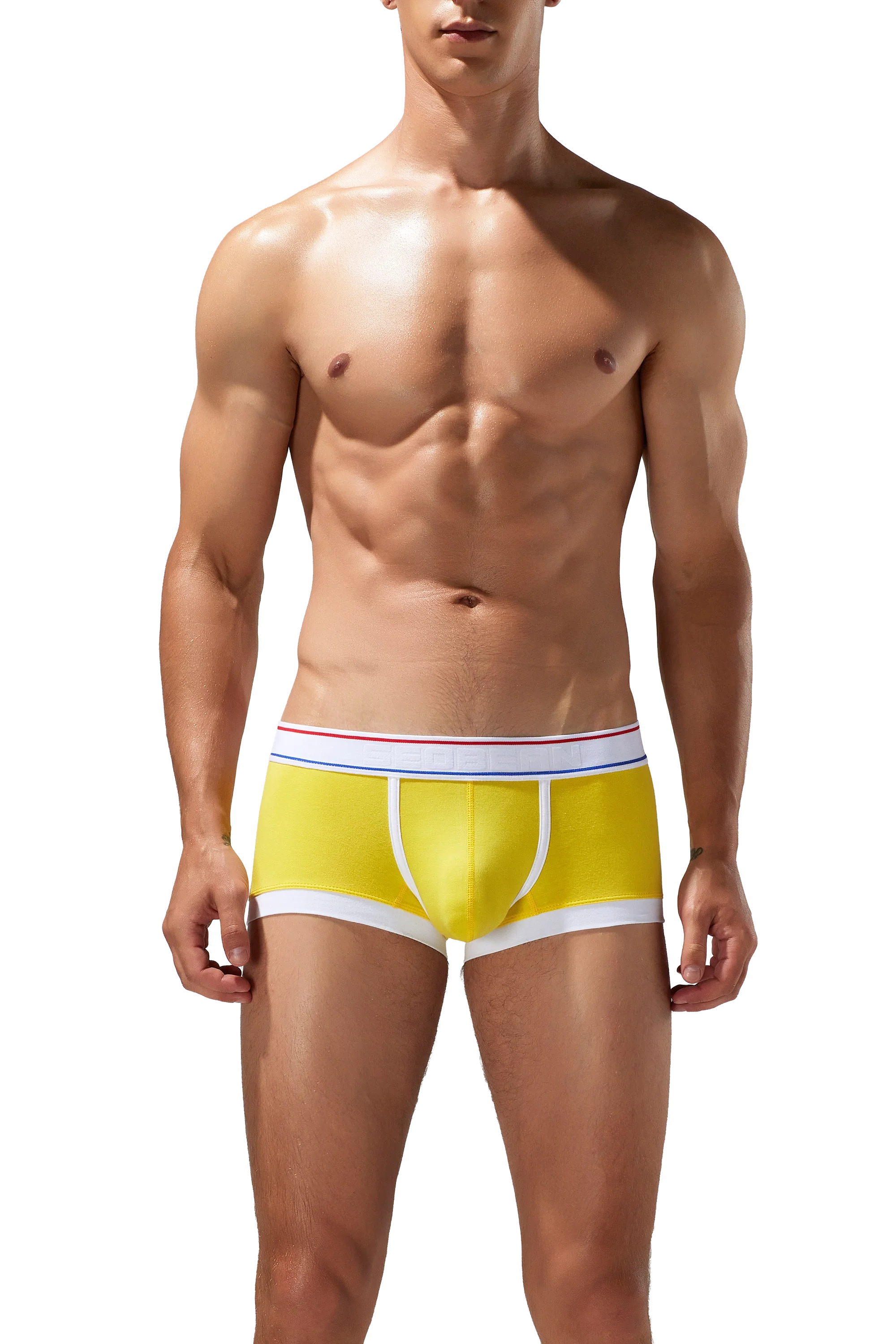 Men’s Solid Cotton Boxer Shorts – Simple & Comfortable Design