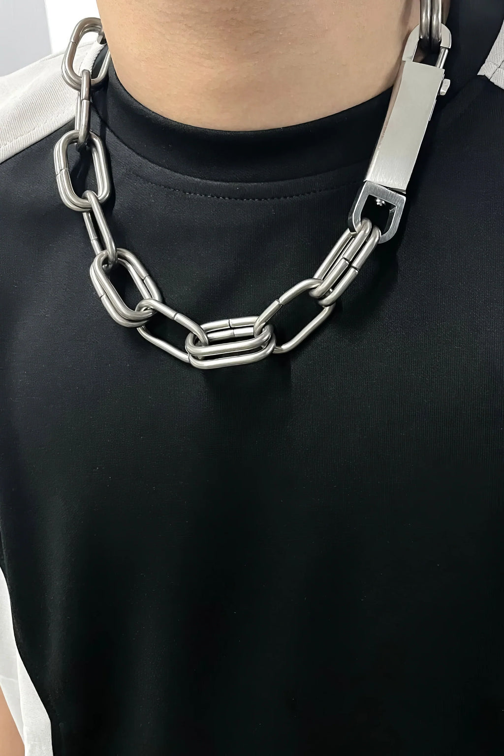 Parure de collier style punk