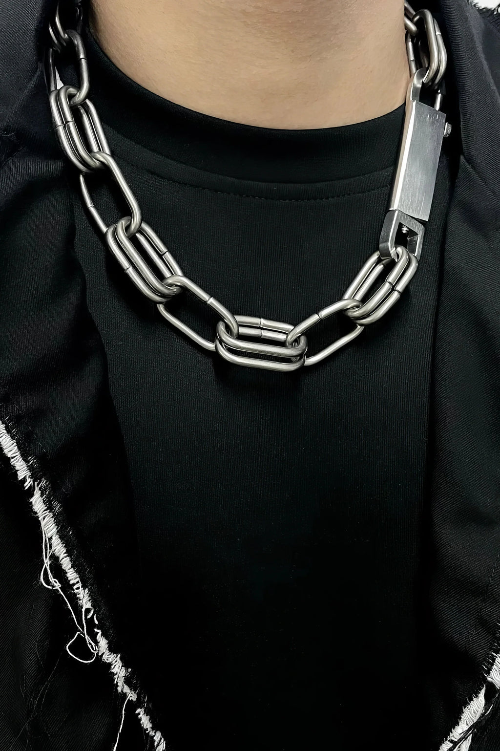 Parure de collier style punk