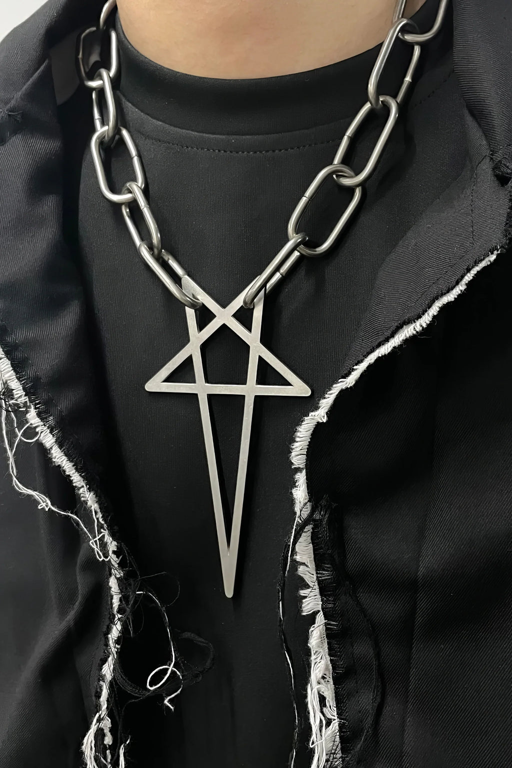 Parure de collier style punk