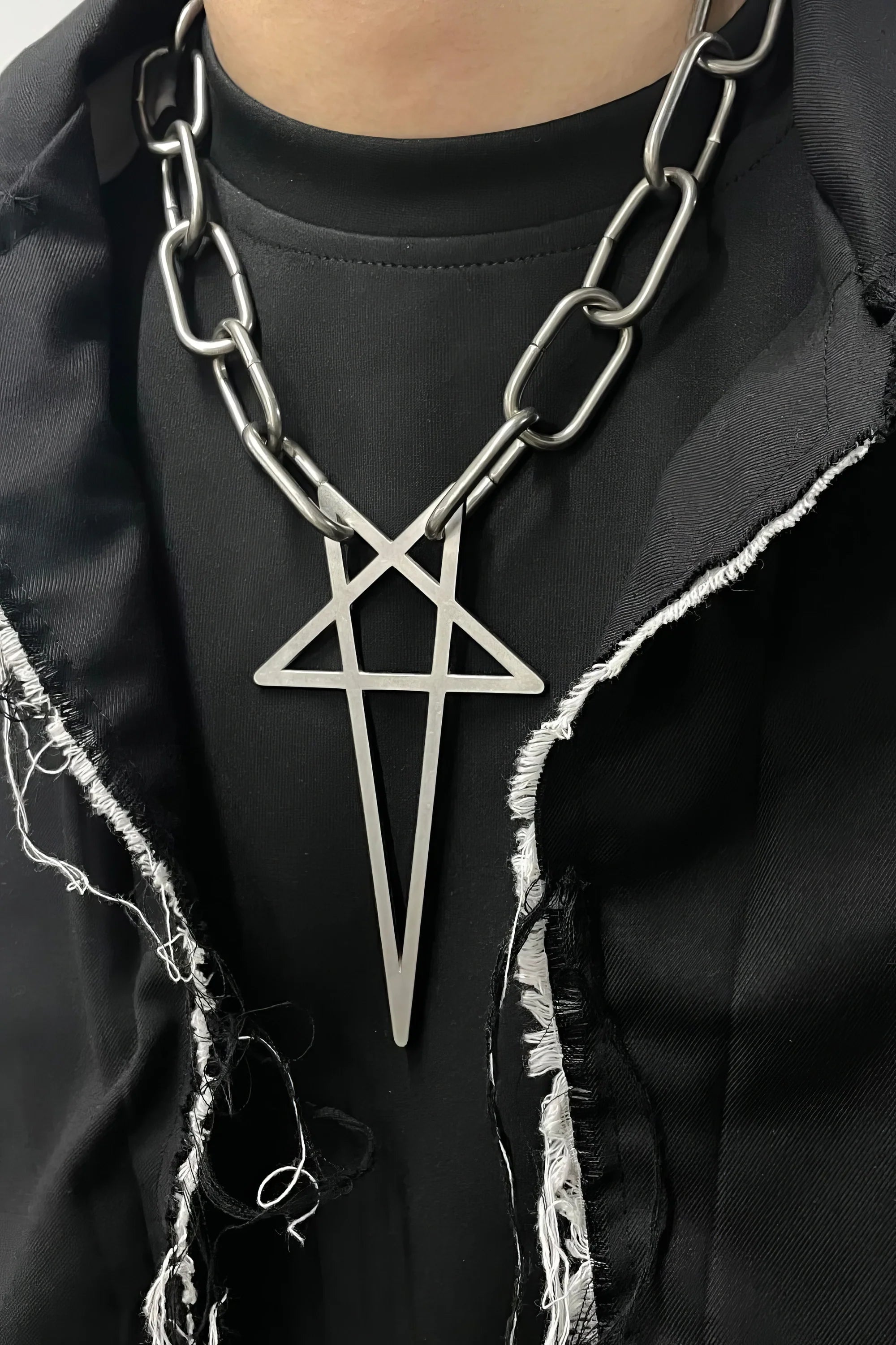 Parure de collier style punk