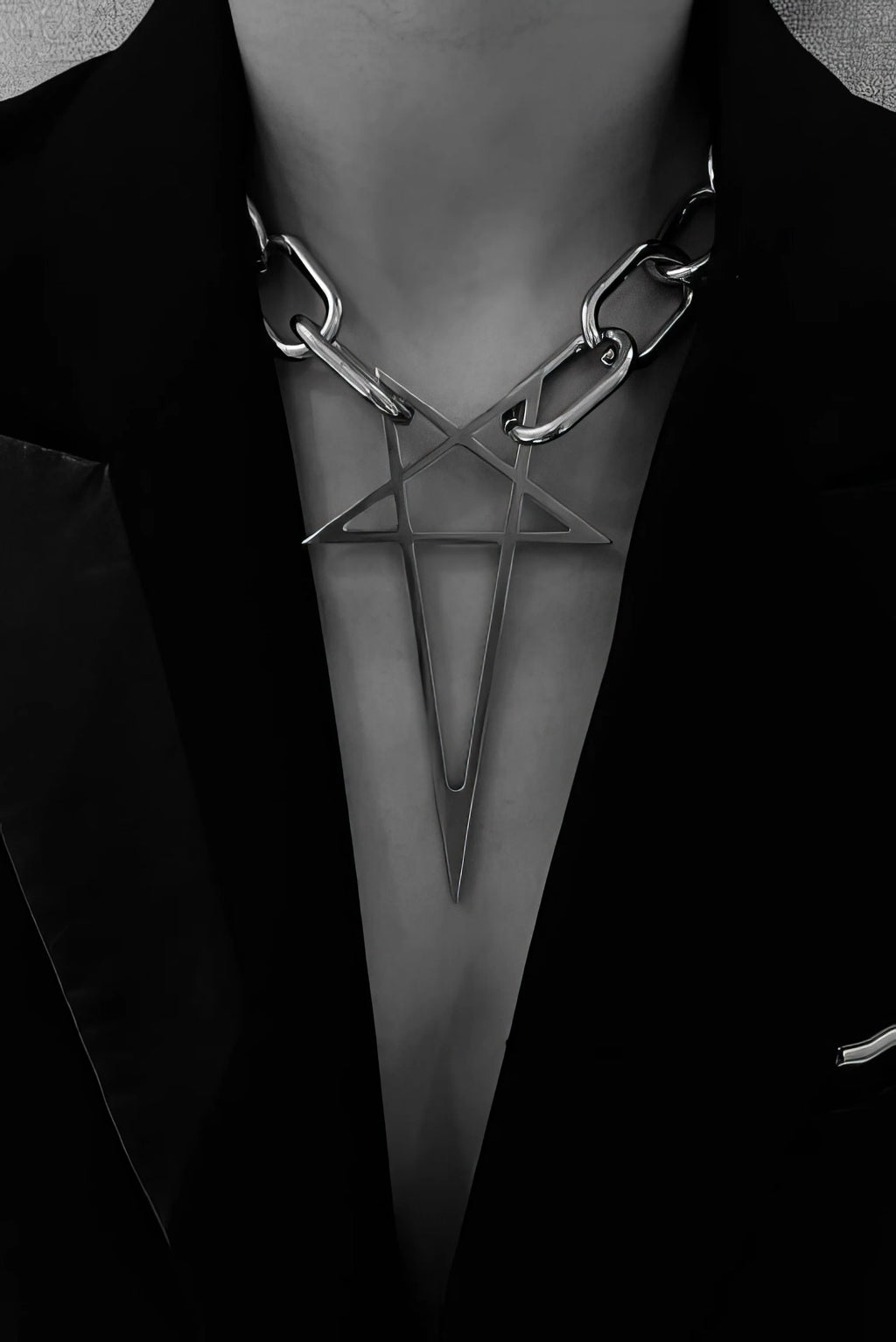 Parure de collier style punk