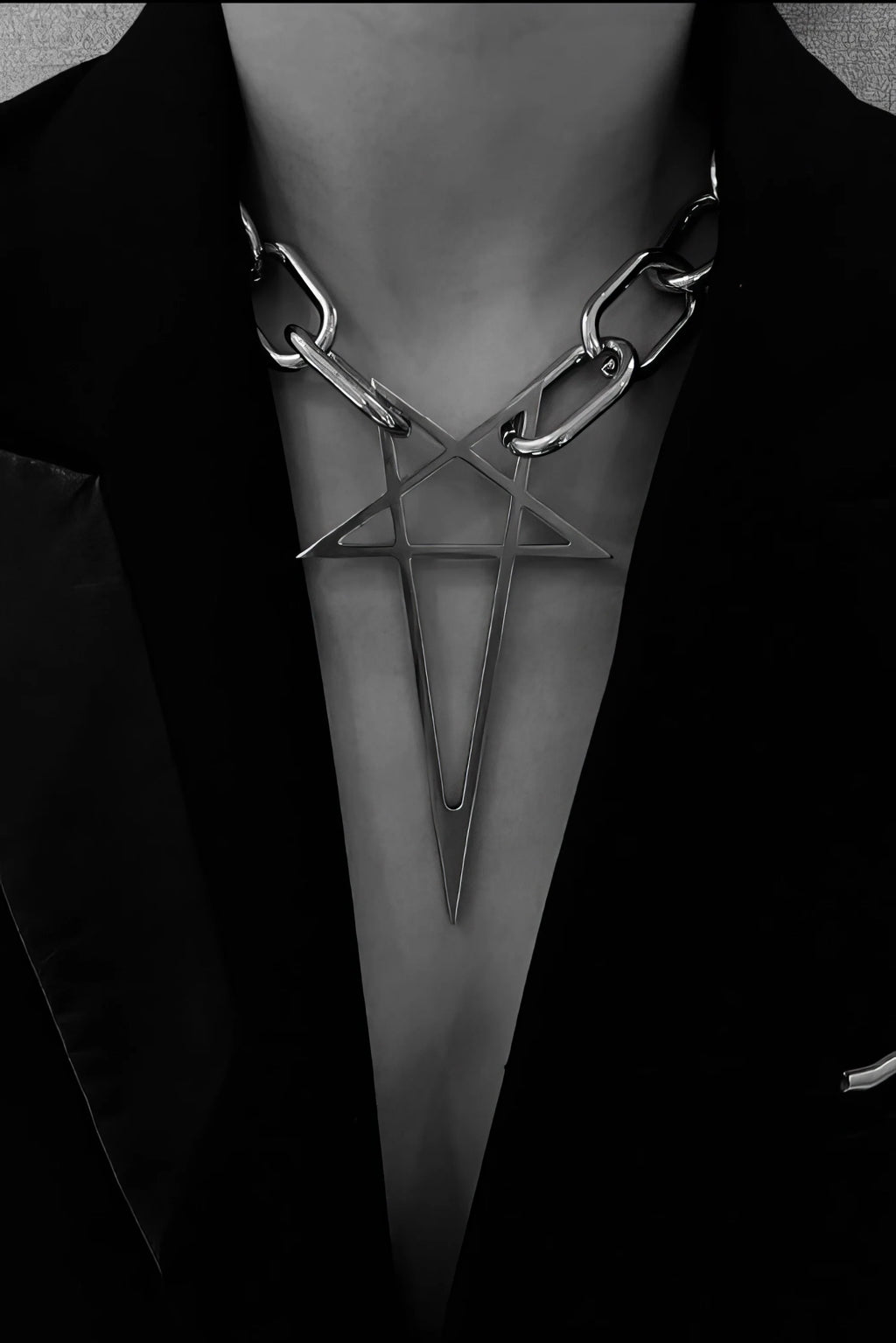 Parure de collier style punk