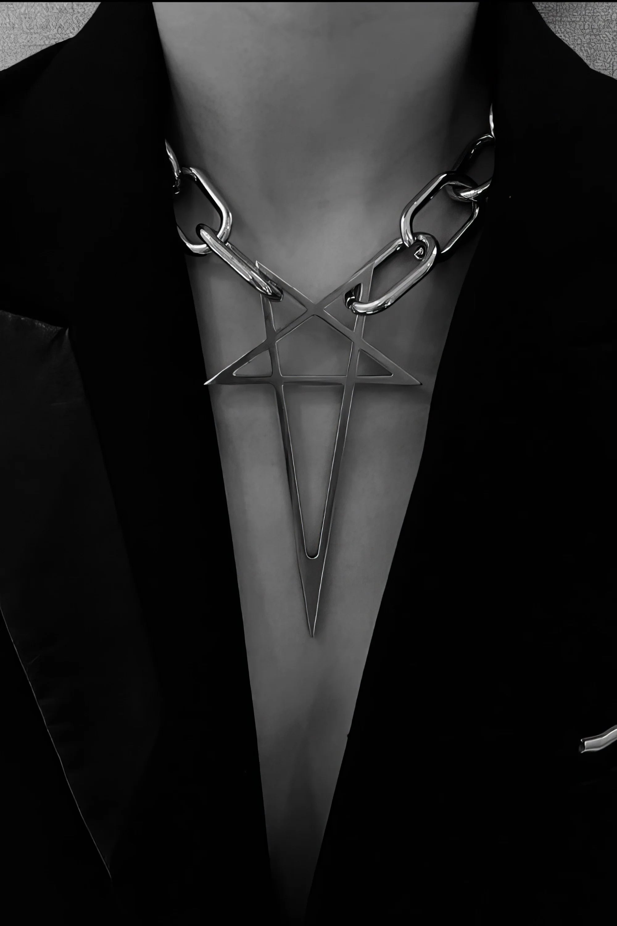 Parure de collier style punk