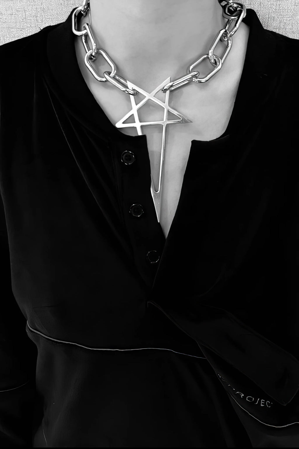 Parure de collier style punk