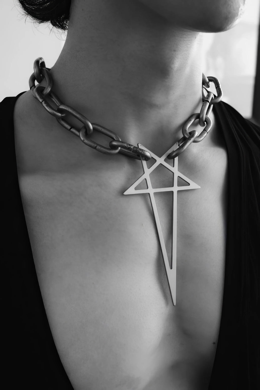 Parure de collier style punk