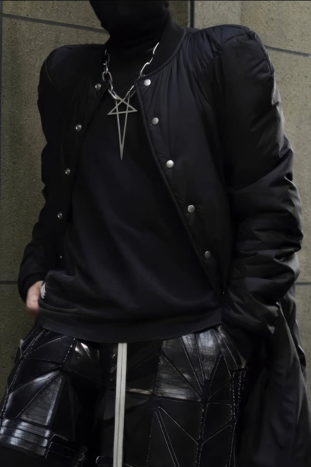 Parure de collier style punk