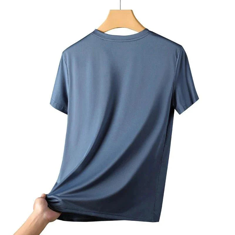 CHRLCK Men's Quick Dry Running T-Shirt Size M Breathable Outdoor Sports Tee Hiking Fishing Summer Essentials