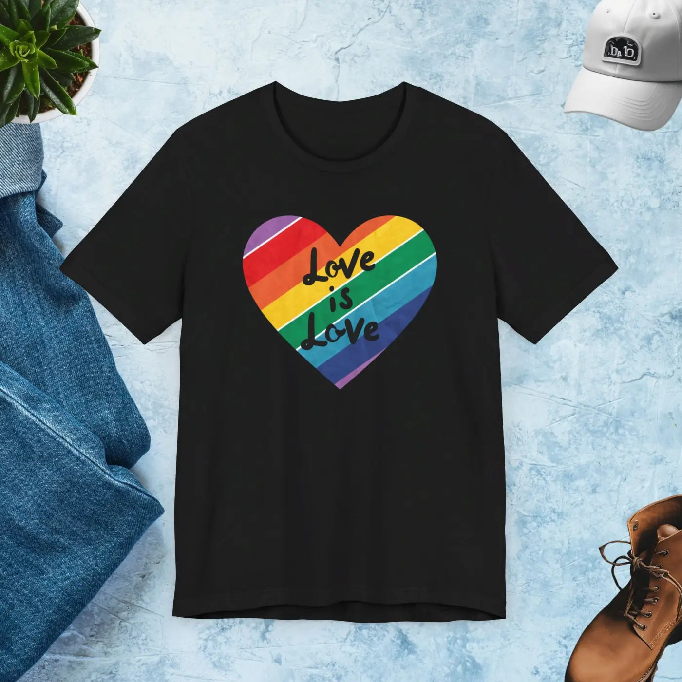 Love is Love Gay Tee – Short Sleeve Jersey - Dipaliz